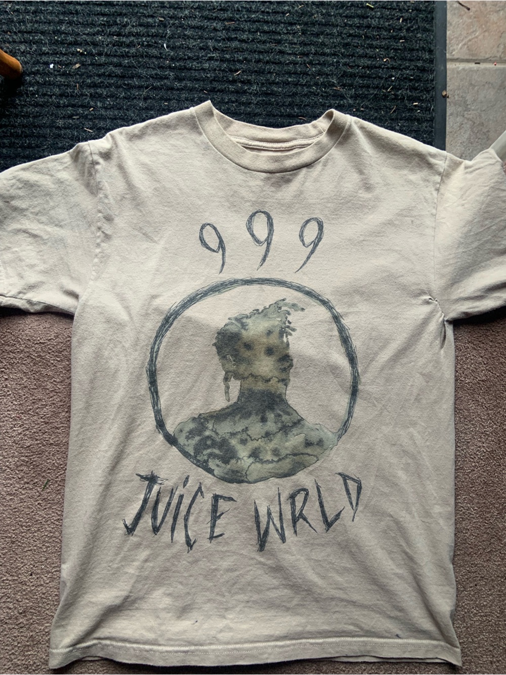 TanGraphic Tee with 'Juice World' Style Print